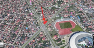 Teren 500 mp , colț stradal, vizibilitate maximă, lângă stadion – Craiova - imagine 4