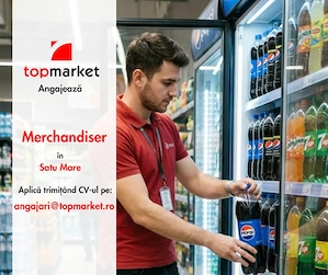 Angajăm Merchandiser în Baia Mare și Satu Mare - imagine 2