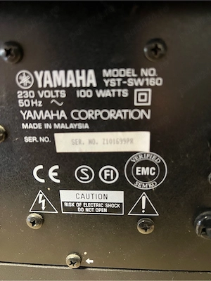 Yamaha sub bass YST-SW 160  , cu 2 difuzoare,300 watt. Stare buna