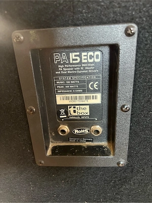 Boxe The box PA 15  ECO 300 watt , 2 buc