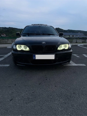 BMW E46 320d Facelift 2004   Stage 2  220 CP   Piele crem   Plafon înstelat - imagine 4