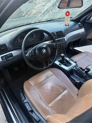 BMW E46 320d Facelift 2004   Stage 2  220 CP   Piele crem   Plafon înstelat - imagine 2