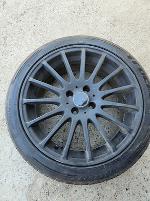 Jante 17, 4x100 cu anvelope 205 45 17 compatibile Renault, Opel, Toyota