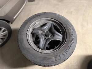 Set 4 Roți Complete Vară Continental EcoContact 6 - 185/65 R15 H cu Jante Oțel Structurate 4x100 - imagine 2