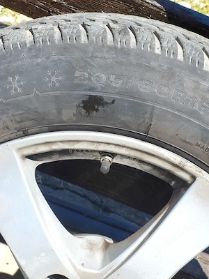 Jante aliaj cu anvelope iarna mercedes b classe,205/60/16 - imagine 3