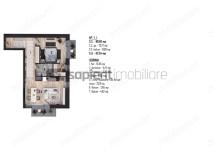 De vânzare apartament 2 camere, ultracentral, semifinisat - imagine 3
