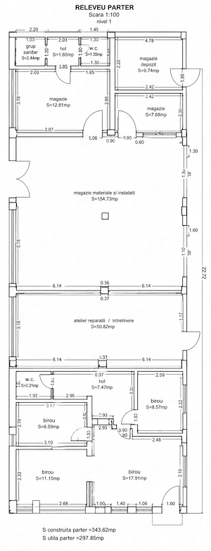 NOA HOME | Hală industrială P+2, SD = 1.094 mp , Teren 1.198 mp, Săcălaz, Timiș - imagine 2