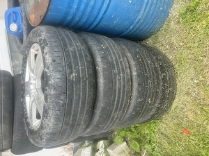 Vând set 4 jante aliaj cu anvelope 215/55 R16 - imagine 3