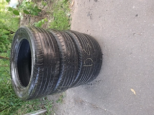 De vânzare – Set 4 cauciucuri de vară Barum + Roată de rezervă Continental cu jantă metalică - imagine 4