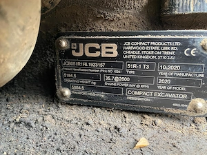 Se vinde urgent Mini Excavator JCB - imagine 3