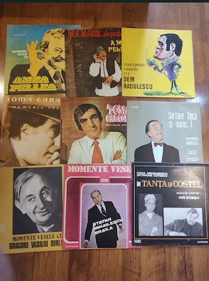 colecție discuri vinil Momente vesele 