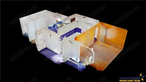 Tur 3D! Apartament 3 camere, decomandat, etaj 1, Electroprecizia, Sacele, Brasov - imagine 8