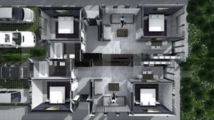 Duplex 3 camere, 70 mp utili, teren 284 mp, Mosnita Noua-Urseni - imagine 2