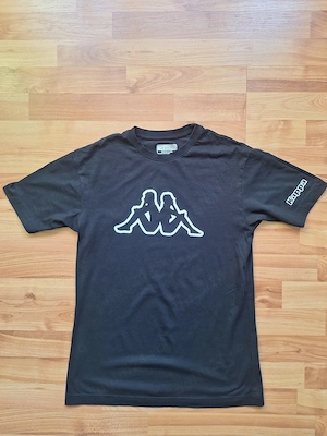 Tricou Kappa Mărimea M (șade ca S) Negru Logo Omini