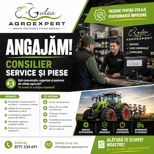 Angajăm consilier service si piese