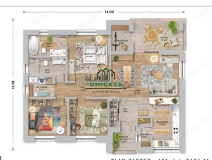 Casă nouă/ Construită doar pe parter/ Bujoreni/ 4 Camere - imagine 10