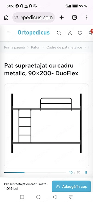 Paturi metalice suprapuse 