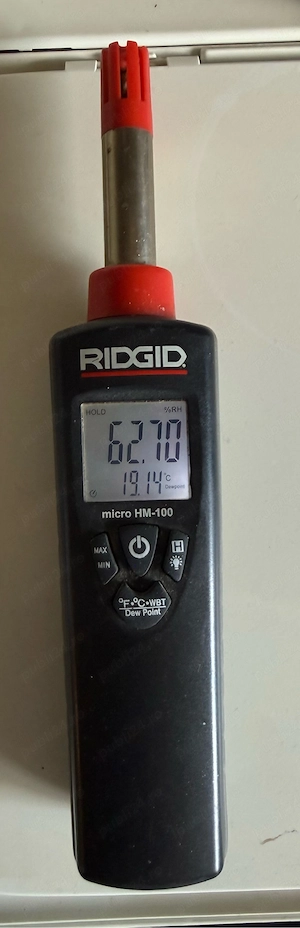 RIDGiID micro HM-100   Termo higrometru profesional