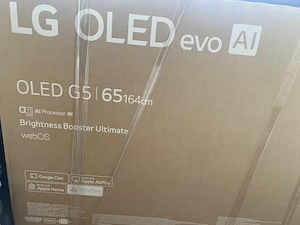 LG OLED G5 65  (164 cm) OLED65G51LW   Nefolosit, nemontat, garanție, în cutia originala