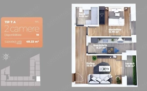 Vânzare  Apartament 2 camere – TITAN SUN | Liviu Rebreanu - imagine 2
