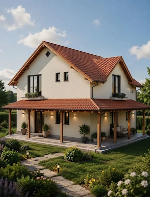 Casă P+M în construcție în Pădureni (cartierul nou) - imagine 6