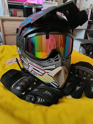 Vând casca enduro vând urgent  - imagine 2
