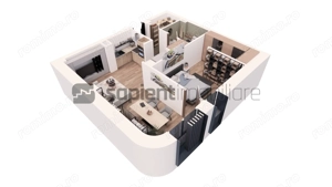 De vânzare apartament 2 camere, ultracentral, semifinisat - imagine 8