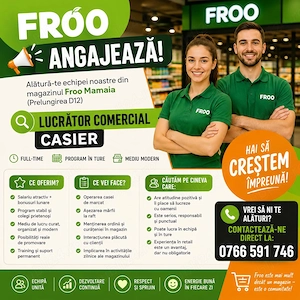Lucrător comercial   Casier magazin Froo Mamaia 