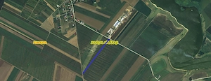 Teren intravilan 10.000 mp Fundulea (Gostilele)   Deschidere la DJ 402