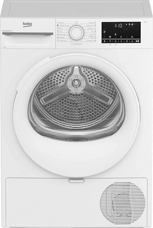 Uscator de rufe BEKO BM3T4723WW EU, Pompa de caldura, 7 kg, 15 programe, Clasa D, alb