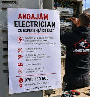 Angajam electrician in comstructii