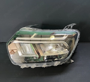 Far stanga Dacia Duster 2021 - 2024, cu motoras, rama alba | 260602465R, LED - imagine 3
