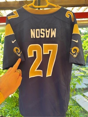    Nike NFL Los Angeles Rams #27 Mason