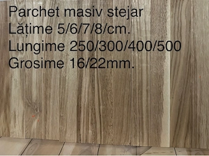 Parchet masiv stejar frasen mai multe dimensiuni - imagine 2