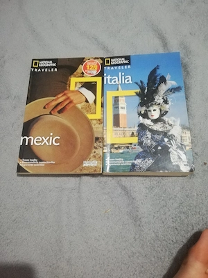 Vând ghiduri turistice Italia și Mexic Național Geographic 