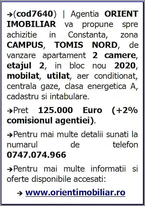 Campus, de vanzare apartament 2 camere, gaze, mobilat - imagine 6