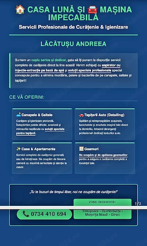 curățenie domiciliu!