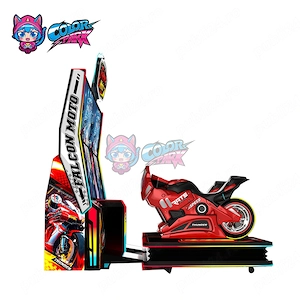 Moto 4-Screen Futuristic 2-Player Motorcycle Racing 4K Immersive Arcade Game