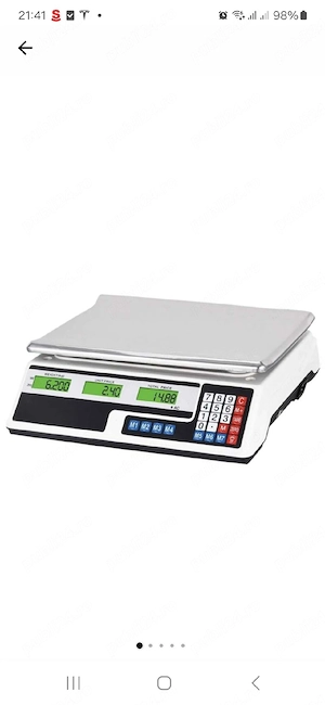 Cantar electronic de piata 40 kg max