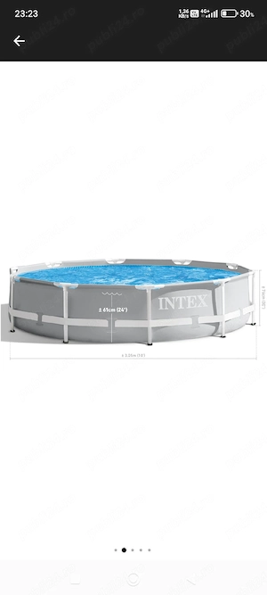 piscina Intex 3,05 m x76 cm,nou