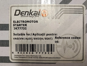 Electromotor (Starter) Denkai DK77732 - VAG (VW,AUDI,SKODA,SEAT) (Golf,Touran,T5,Altea,Octavia) - imagine 5