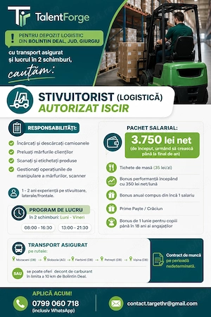 Stivuitoristi si Manipulanti Marfa  - imagine 2