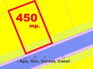 Teren Intravilan CETATE Lalelelor 450 mp. D=14 m. Toate Utilitatile in fata