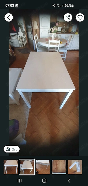 Masa bucatarie Ikea lemn 