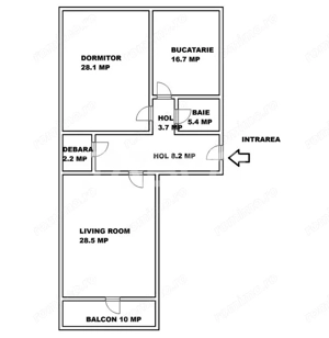 Apartament de vanzare 2 camere balcon parcare Terezian bloc nou - imagine 5