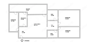 Apartament de vanzare 4 camere balcon boxa lift bloc nou zona Centrala - imagine 4