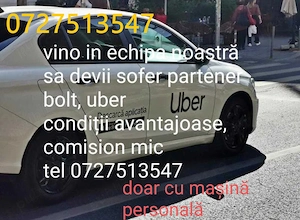 Un câștig suplimentar cu BOLT, UBER, comision 8 %