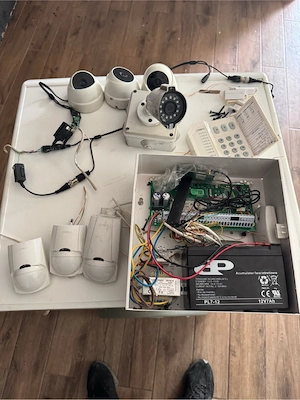 kit alarma si supraveghere video 