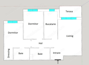COMISION 0% | Apartament 3 Camere | 70 mp | 2 bai | Zona Lipovei - imagine 13