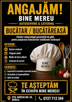 Angajam Bucatar